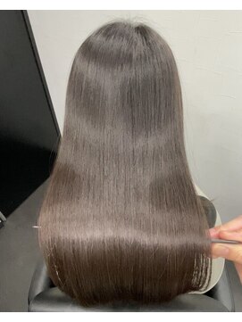 ピリオド 赤坂(Period.) ロングヘアー　ショコラベージュ　上級髪質改善　赤坂見附