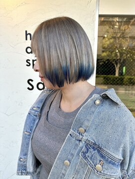 サビィ(Sabby) エンドカラー/ブルー/ブリーチ/氏川洸希