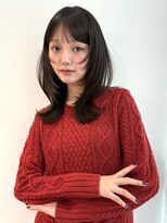 ソヨン 大宮2号店(SOYON)&nbsp;ミディアムレイヤーカット/ブラウンカラー/くびれヘア