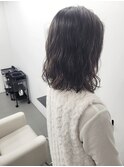 ゆるふわパーマスタイル/ボブパーマ/ウェーブ/アッシュベージュ