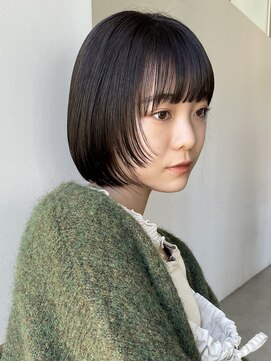 ディッセンバー 渋谷(December) 【December】小顔カット/ブリーチなしオリーブベージュ