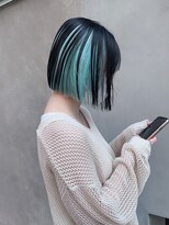 ペレ 原宿(PELE)&nbsp;ダブルカラー/ケアブリーチ/羽エクステ/原宿