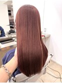 韓国顔まわりレイヤーカットグレージュオリーブベージュブラウン