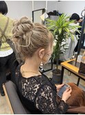 ヘアセット　髪質改善トリートメント　ヘッドスパ