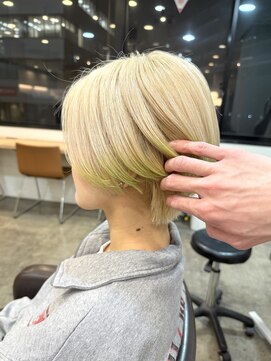 ソル オモテサンドウ 表参道 青山(SOL . OMOTESANDO) ブリーチ2~3回ホワイトブロンド+エンドカラー stylist聖斗