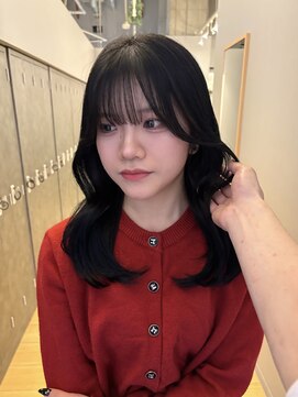 ジアン バイ ミルボン NU茶屋町+(GIEN by milbon) くびれ巻きミディアム/ロング/韓国巻き