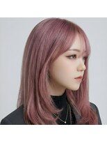アームスヘアー 狭山ヶ丘店(arm's hair)&nbsp;【狭山ヶ丘】ブリーチを感じさせない「ピンクシルバー」の艶