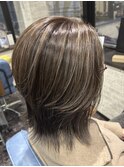 外ハネ丸みレイヤー
