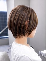 アイドットプラスサッポロ 札幌(i.+SAPPORO)&nbsp;ミルクブラウンハイライト髪質改善小顔ショート
