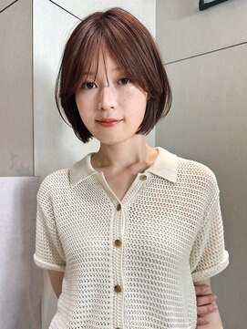 シンス 銀座(since) ショートボブ/丸みボブ/小顔ショート/顔周りカット/似合わせ