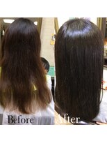 ルミエール(Lumiere)&nbsp;お客様フォト　【ノンダメージ】ホリスティックBikakuストレート