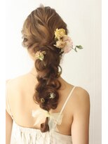 ソース 梅田(SOURCE)&nbsp;【Source】編み込みハーフアップ