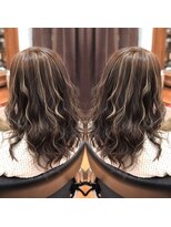 カルフール ロコ 草加西口店(Carrefour LOCO) LAカラーハイライトメッシュ