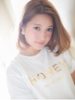 ブルー(BLUE)&nbsp;*CUORE水戸*…ハイトーン★でキメる！ワンカールふわミディb