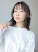 ナチュラルミディアム_ウェーブパーマフォギーベージュ_56712