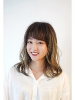 サロン マーニ(salon m ni)&nbsp;バレイヤージュ/レイヤースタイル/ミディアム