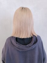 エイト ヘアサロン 渋谷本店(EIGHT)&nbsp;抜きっぱなしホワイトブロンド　Furu30