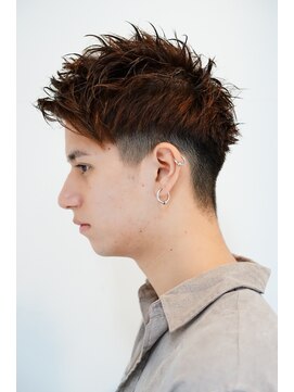 ゼンコー アオヤマ(ZENKO Aoyama) ソフトフェード、フェード、コンマヘア、くすむブルー