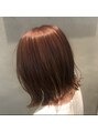 ルヴェルヘアー(Revel hair) ダブルカラーで透明感のあるpink×orangeカラー★