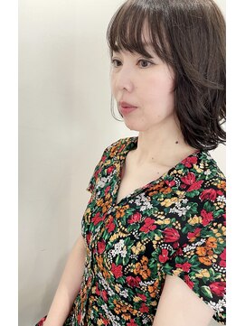 サロンプレッジエビノマル(salon PLEDGE ebinomaru) フェミニン×艶感ボブ