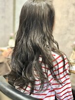 クシュ 所沢東口店(kusyu...)&nbsp;シークレットハイライト×透けバング×ブルーグレージュ×所沢