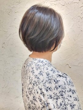 フロール(Flor) 【flor 戸塚】*フレンチボブ+シルバーグレージュ*