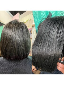 ジュジュ jou jou ショートの髪質改善縮毛矯正