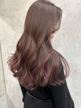 シティ(CITY) 韓国カシスピンク レイヤーカット