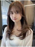 くびレイヤー/韓国ヘアハッシュカット似合わせカットイメチェン