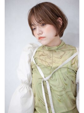 アッシュ 池袋店(Ash) 10代20代30代『『ふんわりショートボブ』 #池袋駅