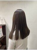 オリーブベージュブラウン【色落ちも綺麗な透明感カラー】