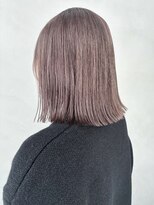 アイティーバイアルバム 八王子店(IT by ALBUM) ミルクティーピンクこなれミディニュアンスカラー_ba505881