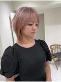 ハイライトバレイヤージュダブルカラー20代30代40代グレージュ