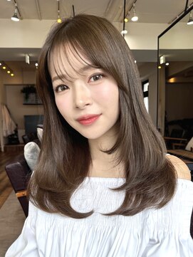 コート 表参道(Cote) 艶感こなれヘア愛され前髪メルティカラーウェーブミディアム