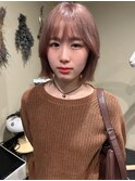 ミルクティーベージュ+ピンクベージュ