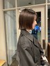 カット+ナチュラルストレート+3step Tr ￥18700→￥16500