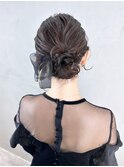 美髪ミディアムロングおくれ毛_ba540542