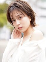 ロミー 本厚木(ROMMY.) くびれボブ◎シースルーバング◎マロンベージュ/レイヤーカット