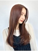 【透明感×艶感】大人可愛いストレートロング
