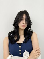 アマトウキョウ アユンチェ(AMA TOKYO×AYUNCHE) 韓国ヘア 2wayバング レイヤーカット くびれヘア 顔周り