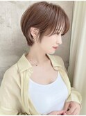 ショートボブ髪型20代30代40代50代前髪あり前髪無し丸顔表参道