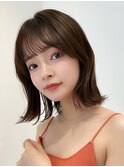 韓国風レイヤーボブ髪質改善ダブルカラー