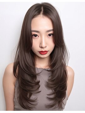透明感カラー/髪質改善/縮毛矯正/韓国風レイヤーカット
