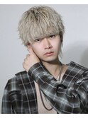 マッシュ/ツイストスパイラルパーマ/束感/メンズ