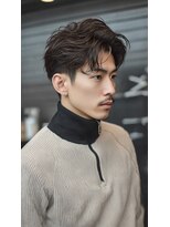 ノイエ 原宿 北参道(NoIE)&nbsp;フェザーパーマシャドウパーマダークブラウンニュアンスパーマ