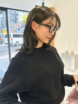 エム(M) ブリーチなし】オリーブカラー/ベージュカラー/ミディアム