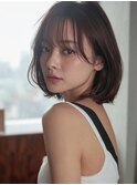 ボブ×20代３0代×チョコレートブラウン×越谷
