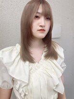 ヌークバイラヴェスト 四日市(neuk by lovest) 韓国スタイル 顔まわり後れ毛cut