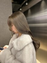 ペレ 原宿(PELE)&nbsp;ダークパープルナチュラルショート夏のヘアアレンジ原宿