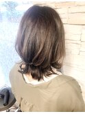 20代30代40代50代ラウンドCカーブカット×くびれ外ハネレイヤー